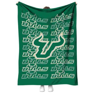south florida bulls fan pride green blanket best selling