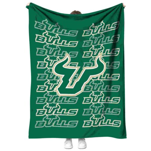 south florida bulls fan pride green blanket best selling