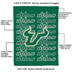 south florida bulls fan pride green blanket new arrival