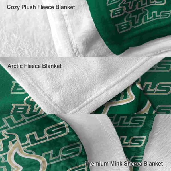 south florida bulls fan pride green blanket premium grade