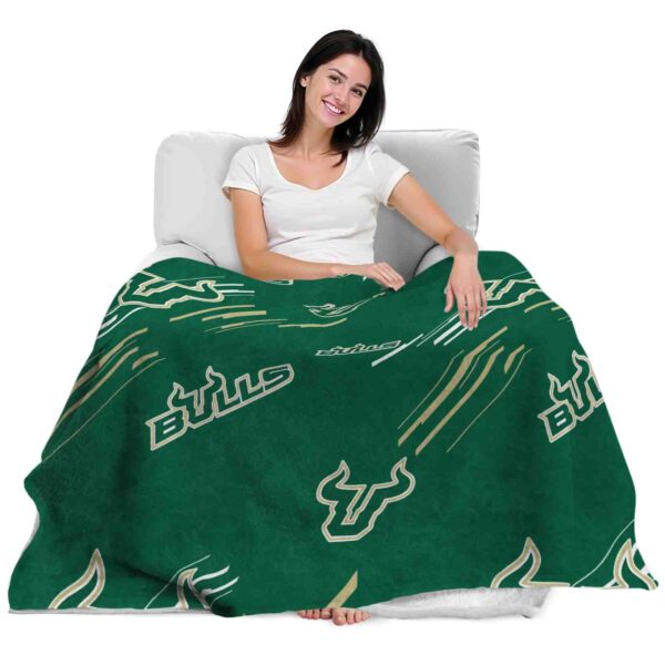 south florida bulls fan spirit green blanket latest model