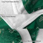 south florida bulls fan spirit green blanket premium grade