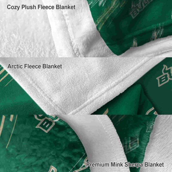 south florida bulls fan spirit green blanket premium grade