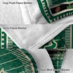 south florida bulls football field green blanket best selling