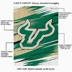 south florida bulls paint streaks green white blanket new arrival