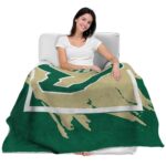 south florida bulls splatter effect green blanket latest model