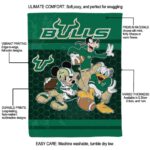 south florida bulls three musketeers green blanket new arrival
