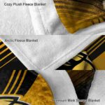 southern miss golden eagles diagonal stripes black blanket best selling