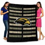 southern miss golden eagles fan pride black blanket best selling