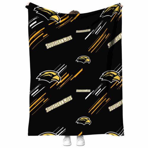 southern miss golden eagles fan spirit black blanket best selling