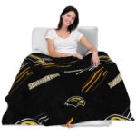 southern miss golden eagles fan spirit black blanket best selling