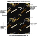 southern miss golden eagles fan spirit black blanket best selling