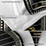 southern miss golden eagles football field black blanket best selling