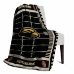 southern miss golden eagles football field black blanket best selling