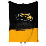 southern miss golden eagles gradient dots black blanket best selling