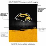 southern miss golden eagles gradient dots black blanket best selling