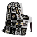 southern miss golden eagles mickey minnie black white blanket best selling