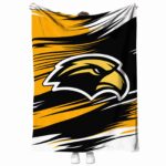 southern miss golden eagles paint streaks black white blanket best selling
