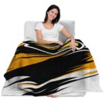 southern miss golden eagles paint streaks black white blanket best selling