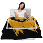 southern miss golden eagles splatter effect black blanket best selling