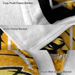 southern miss golden eagles splatter effect black blanket best selling