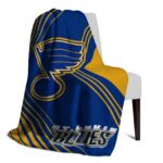 st louis blues diagonal stripes blue blanket top rated