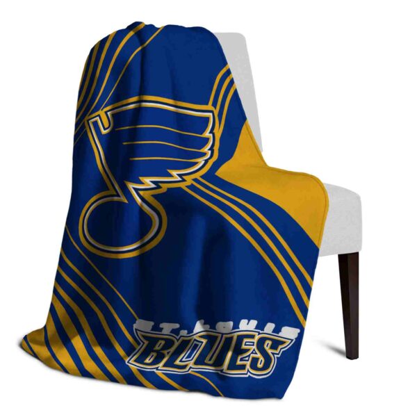st louis blues diagonal stripes blue blanket top rated