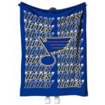 st louis blues fan pride blue blanket best selling