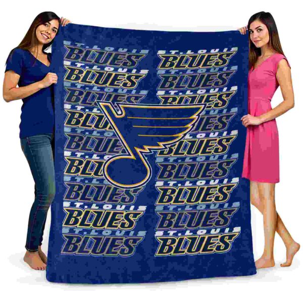 st louis blues fan pride blue blanket fashion forward