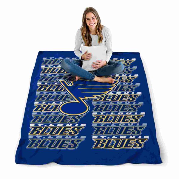 st louis blues fan pride blue blanket high quality