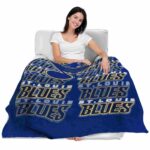 st louis blues fan pride blue blanket latest model