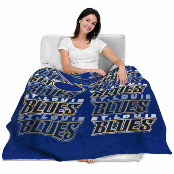 st louis blues fan pride blue blanket latest model