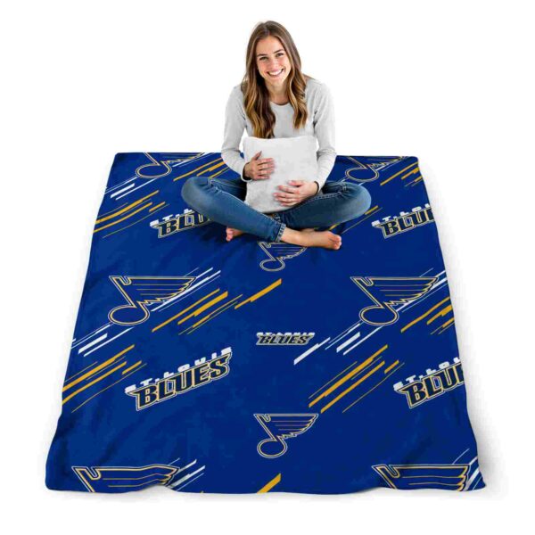 st louis blues fan spirit blue blanket high quality