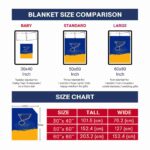 st louis blues gradient dots blue blanket best selling