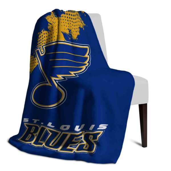 st louis blues grunge texture blue blanket top rated