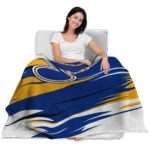 st louis blues paint streaks blue white blanket latest model