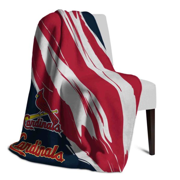 st louis cardinals brushstrokes red white blanket top rated