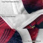 st louis cardinals diagonal stripes red blanket premium grade