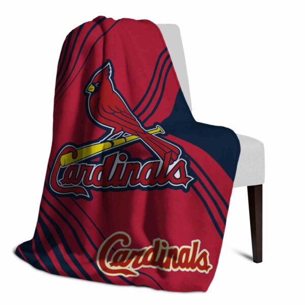 st louis cardinals diagonal stripes red blanket top rated