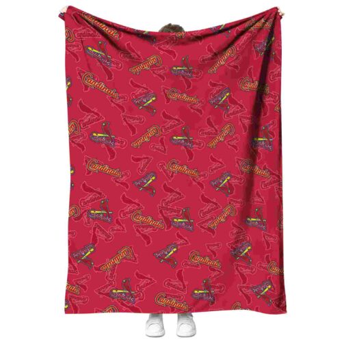 st louis cardinals diehard fans red blanket best selling