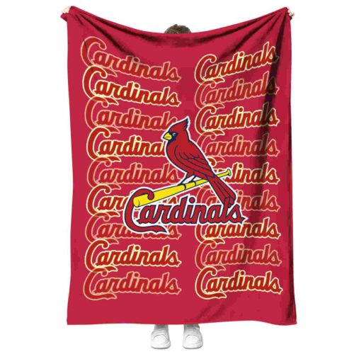 st louis cardinals fan pride red blanket best selling