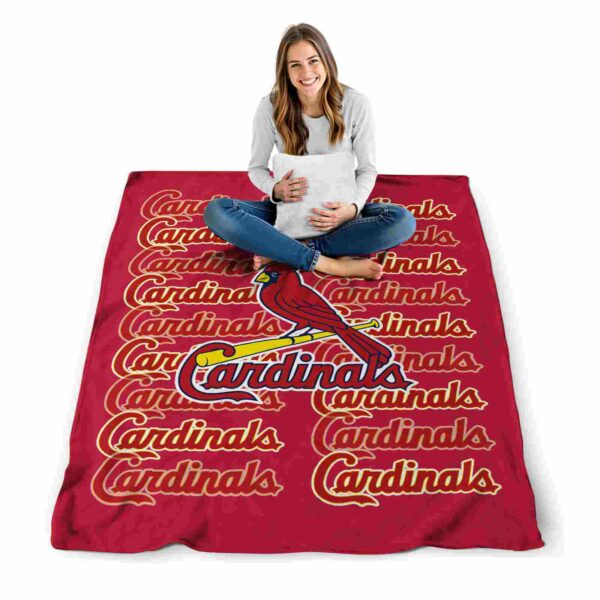 st louis cardinals fan pride red blanket high quality