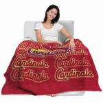 st louis cardinals fan pride red blanket latest model