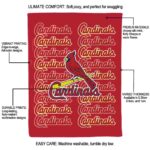 st louis cardinals fan pride red blanket new arrival