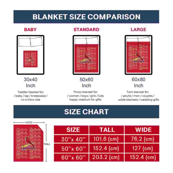 st louis cardinals fan pride red blanket trendy