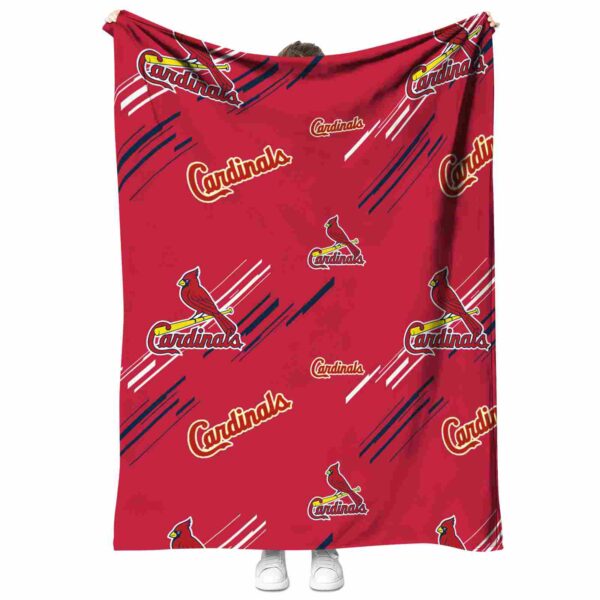 st louis cardinals fan spirit red blanket best selling
