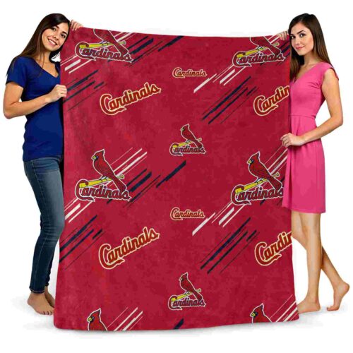 st louis cardinals fan spirit red blanket fashion forward