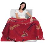 st louis cardinals fan spirit red blanket latest model