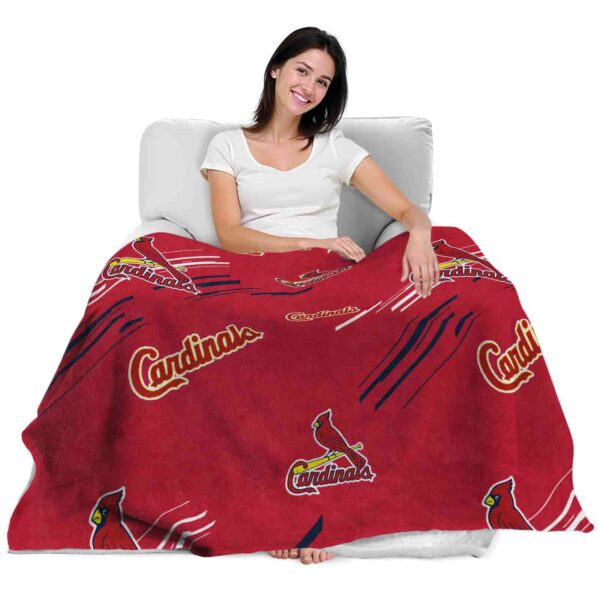 st louis cardinals fan spirit red blanket latest model