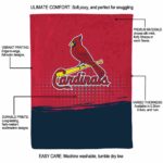 st louis cardinals gradient dots red blanket new arrival